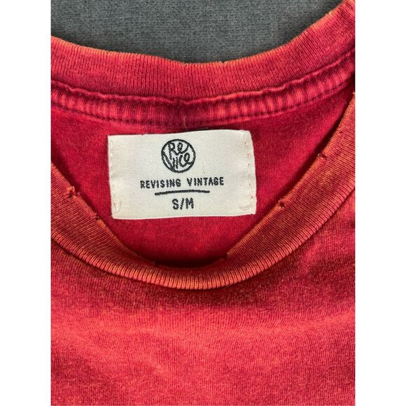 Revice Graphic Tee Women S Red Burn the Bras Feminist Flower 70s Vintage Style - Picture 2 of 7